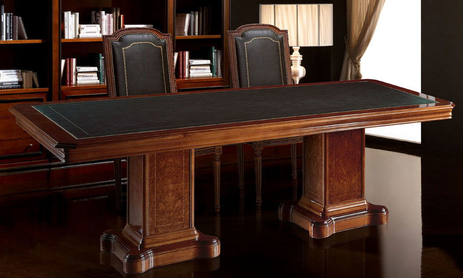 Mesa de Juntas Doble Pedestal Rectangular