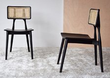 Set de 2 sillas de comedor madera de sungkai Cosme