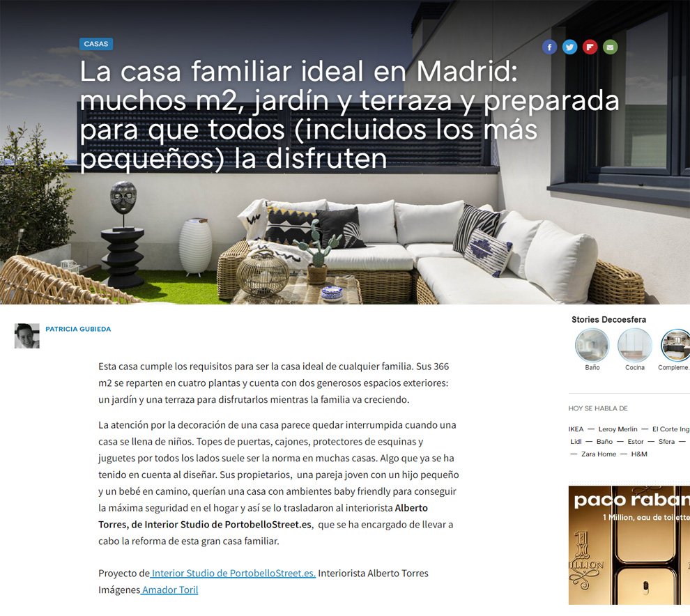 La casa familiar ideal en Madrid: muchos m2, jardín y terraza y preparado para que todos (incluidos los más pequeños) la disfruten