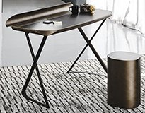 Mesa de escritorio tapizado Cocoon Cattelan