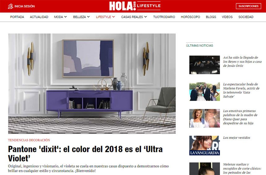 Pantone "dixit": el color del 2018 es el "Ultra Violet"