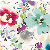 Cuadro canvas floral funk II