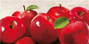 Cuadro canvas red apples