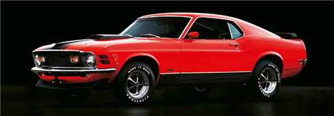 Cuadro canvas ford mustang mach 1