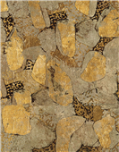 Cuadro canvas piedra dorada II