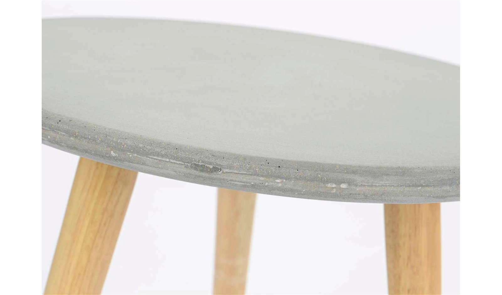 Mesa de rincón vintage cemento