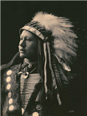 Cuadro canvas john hollow horn bear sioux 1898