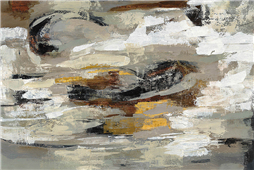 Cuadro canvas neutral abstract gray