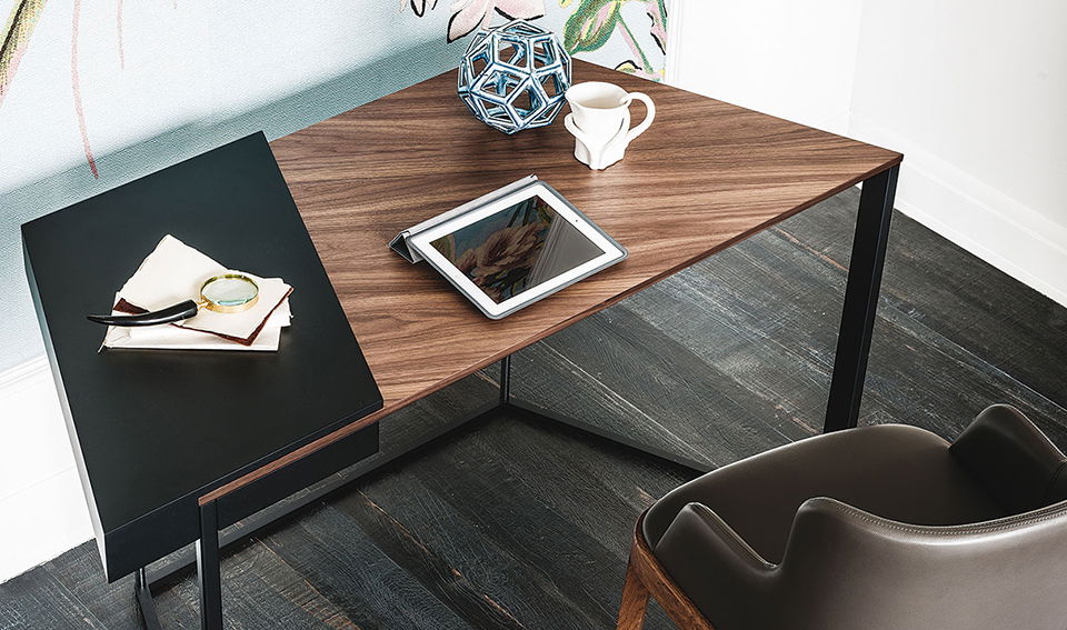 Mesa de escritorio 1 cajón moderno Clarion