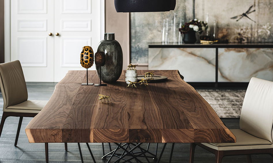 Mesa de comedor nogal canaletto Gordon Cattelan