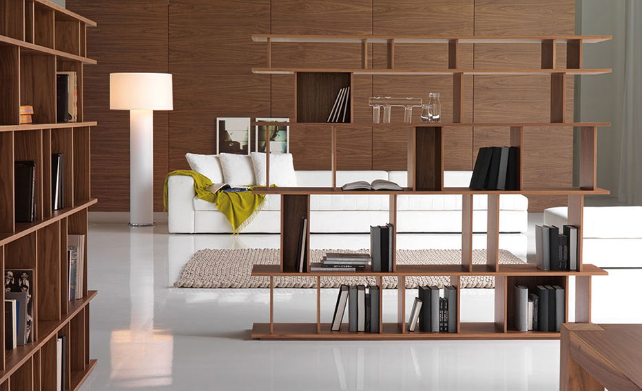 Librería moderna Loft Cattelan