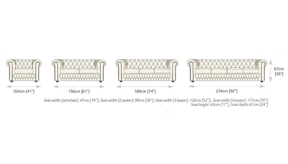 Sofá Chesterfield original