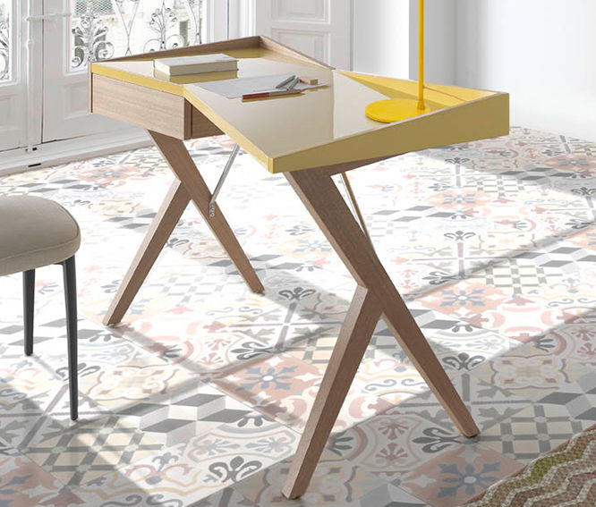 Mesa de escritorio nogal Zenli