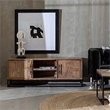 Mueble TV de madera natural