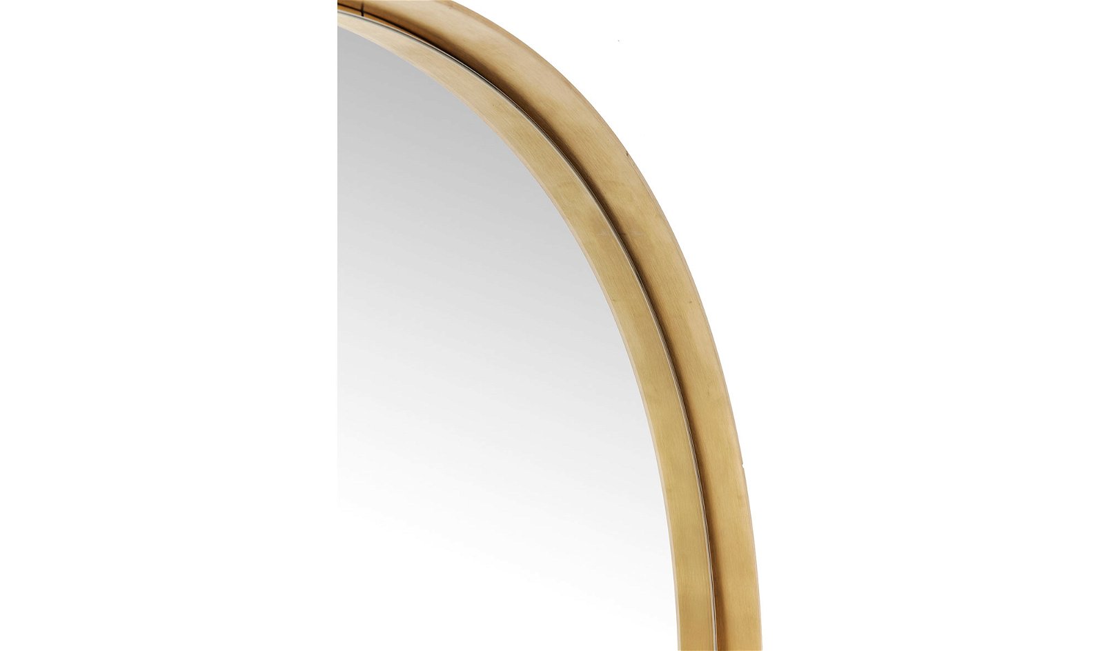 Espejo redondo curve Brass