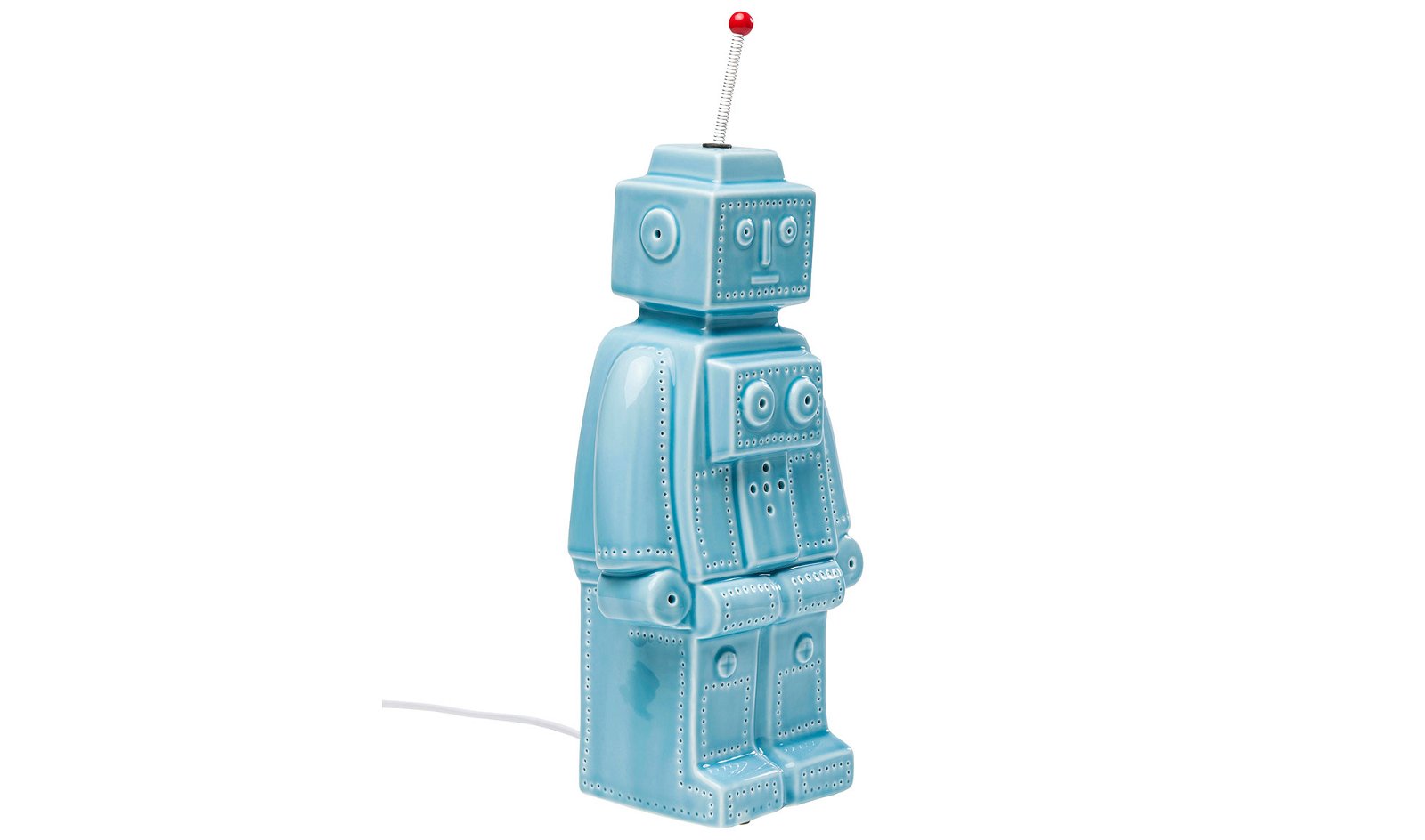 Lámpara de sobremesa azul Robot