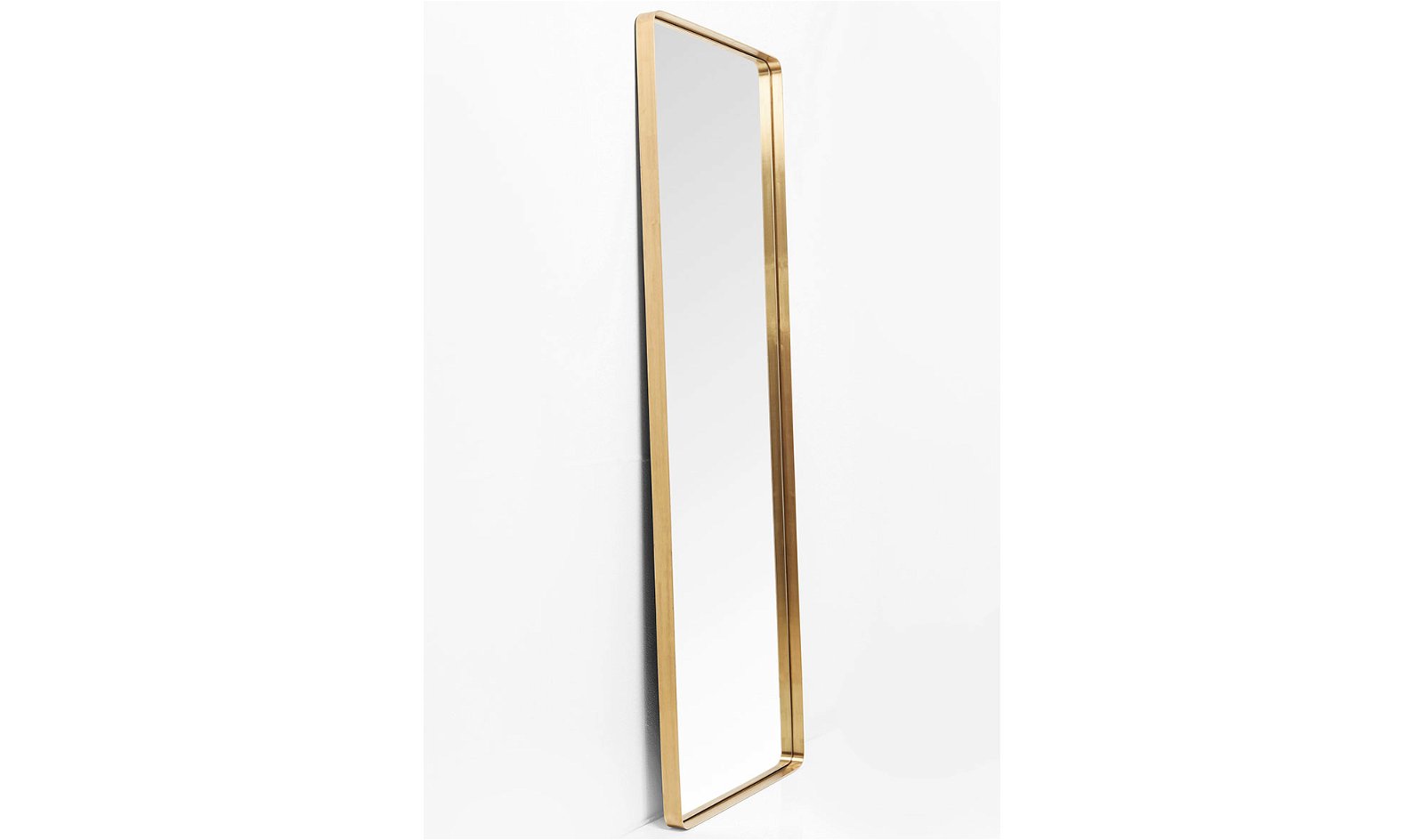 Espejo rectangular curve Brass