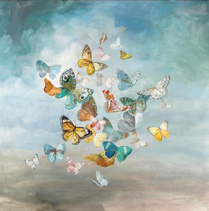 Cuadro canvas beautiful butterflies