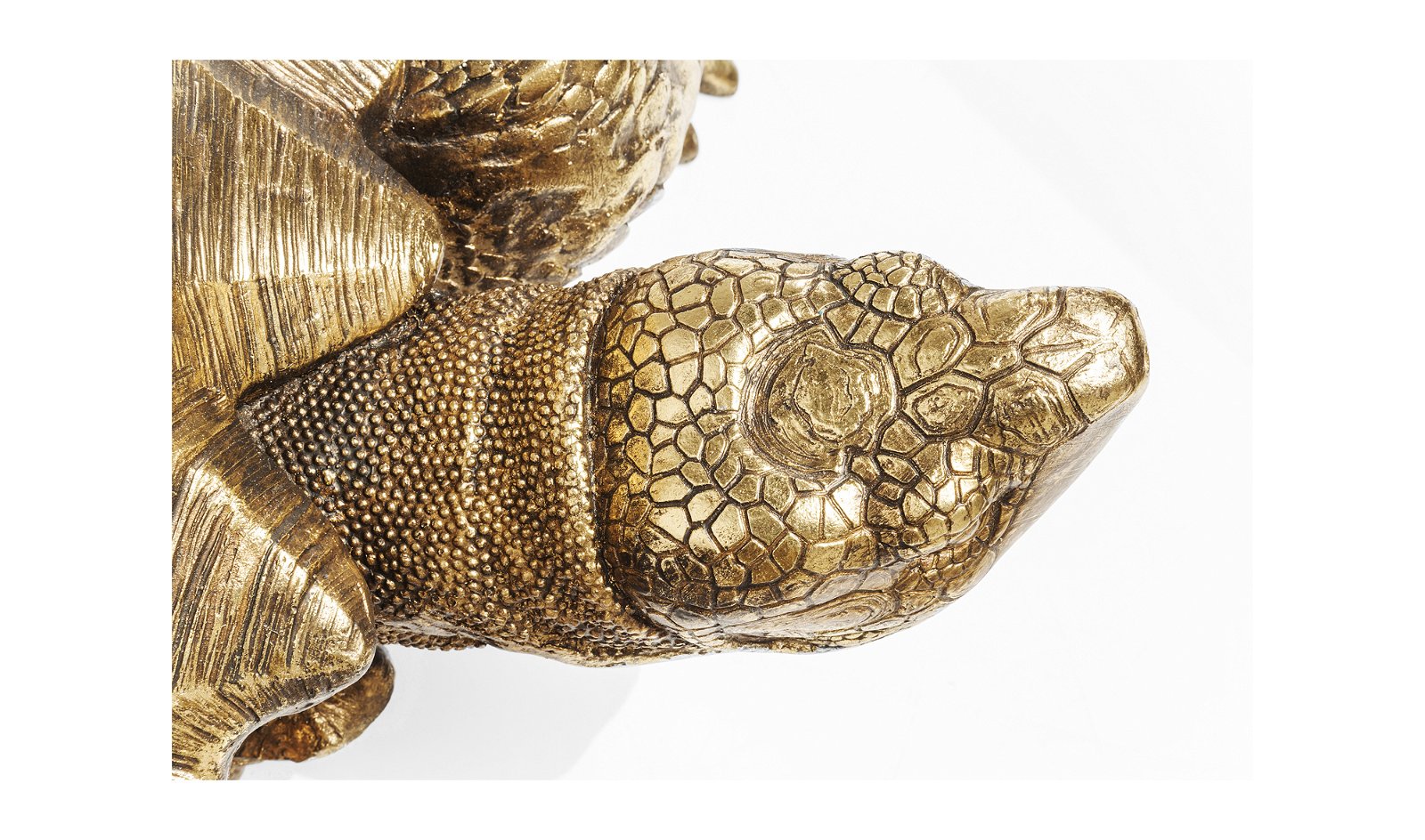 Figura decorativa Turtle dorado XL