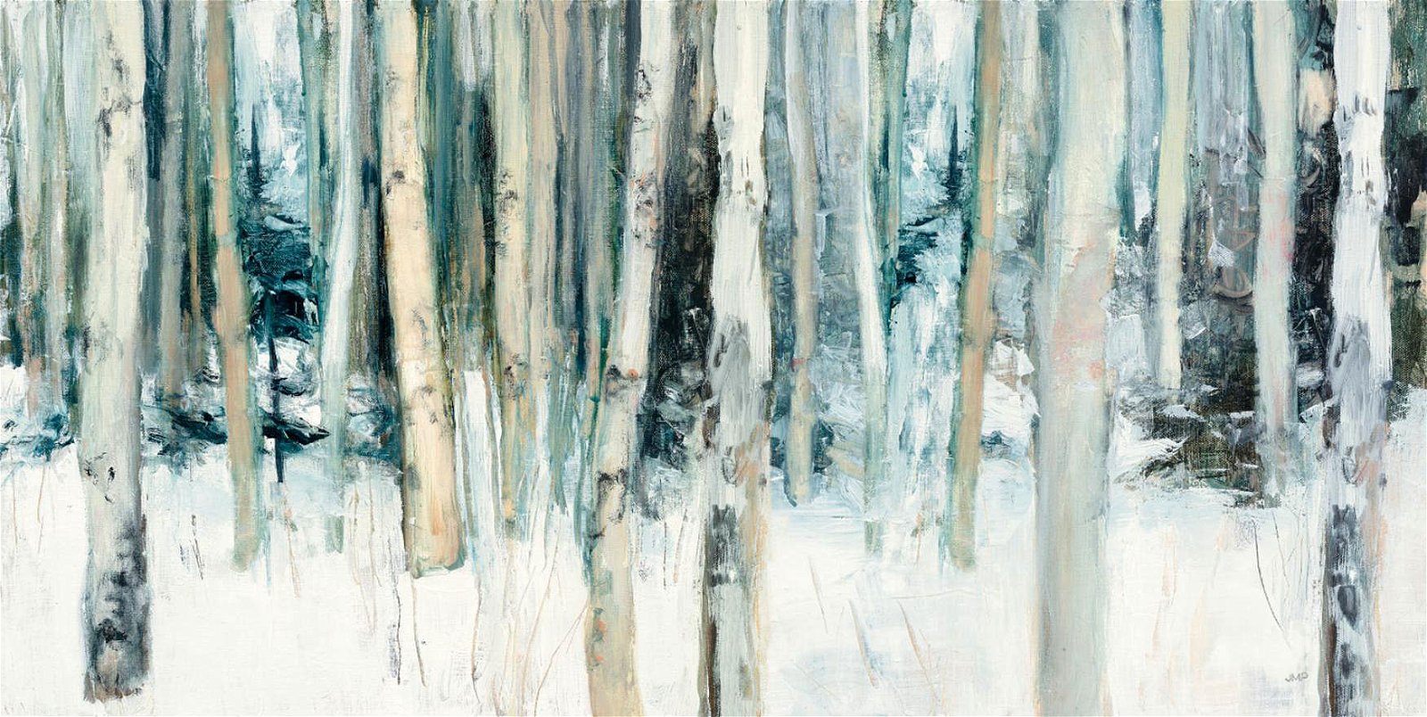 Cuadro canvas winter woods