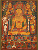 Cuadro canvas buddha ratnasambhava