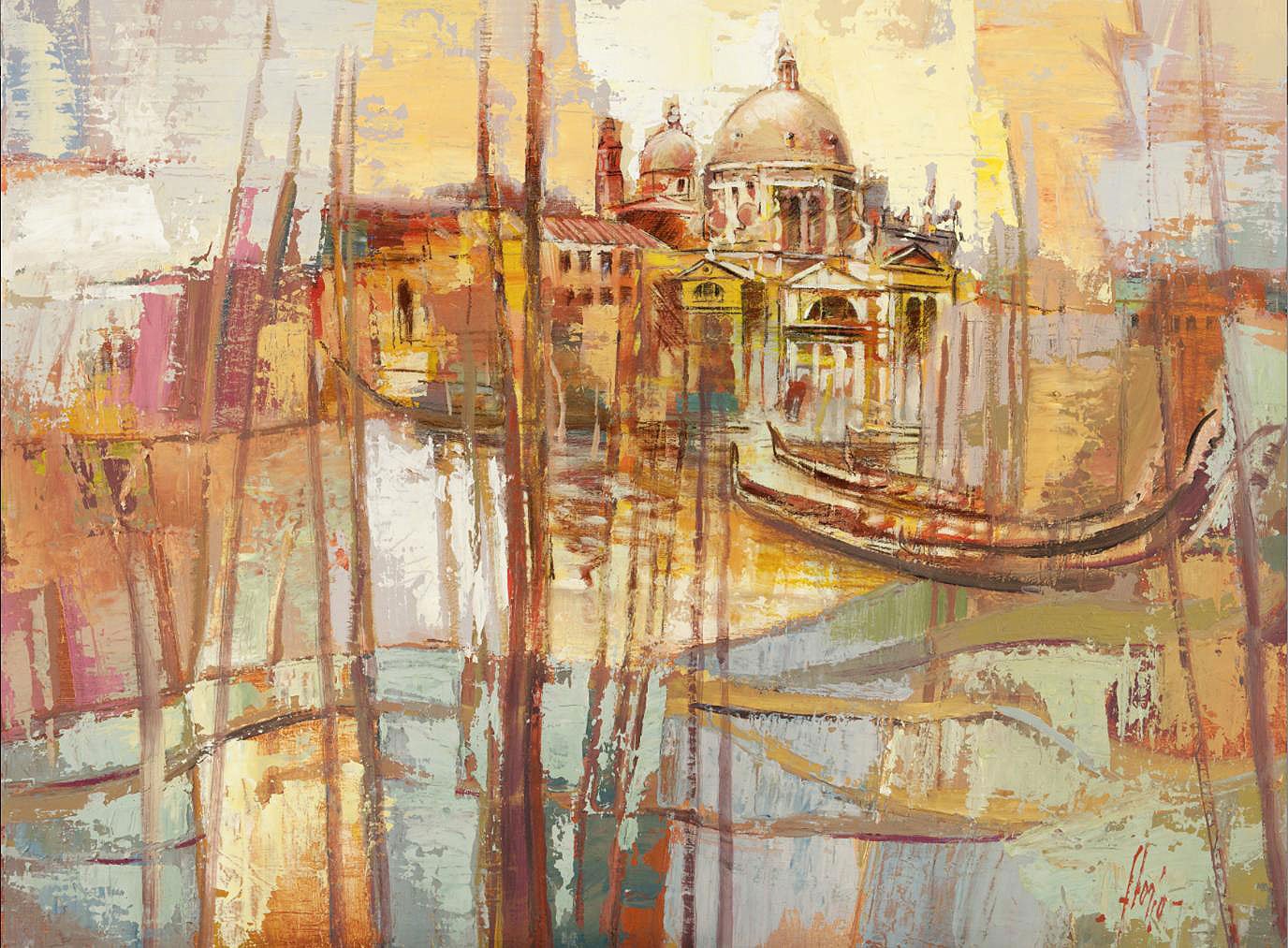 Cuadro canvas colori di venezia