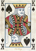 Cuadro canvas king of spades