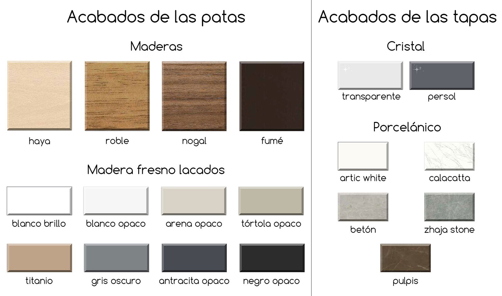 Mesa de comedor extensible cristal Lin