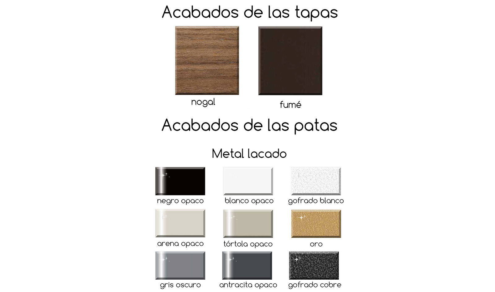 Mesa de centro nogal y metal Mezzo