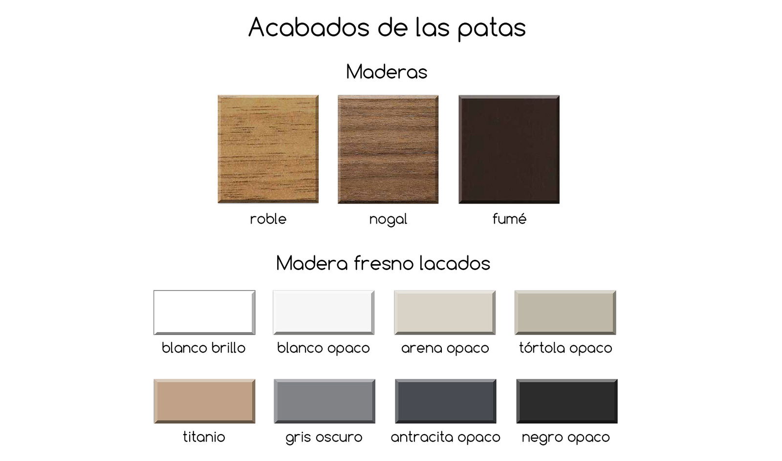 Silla nórdica roble tapizada Portobello