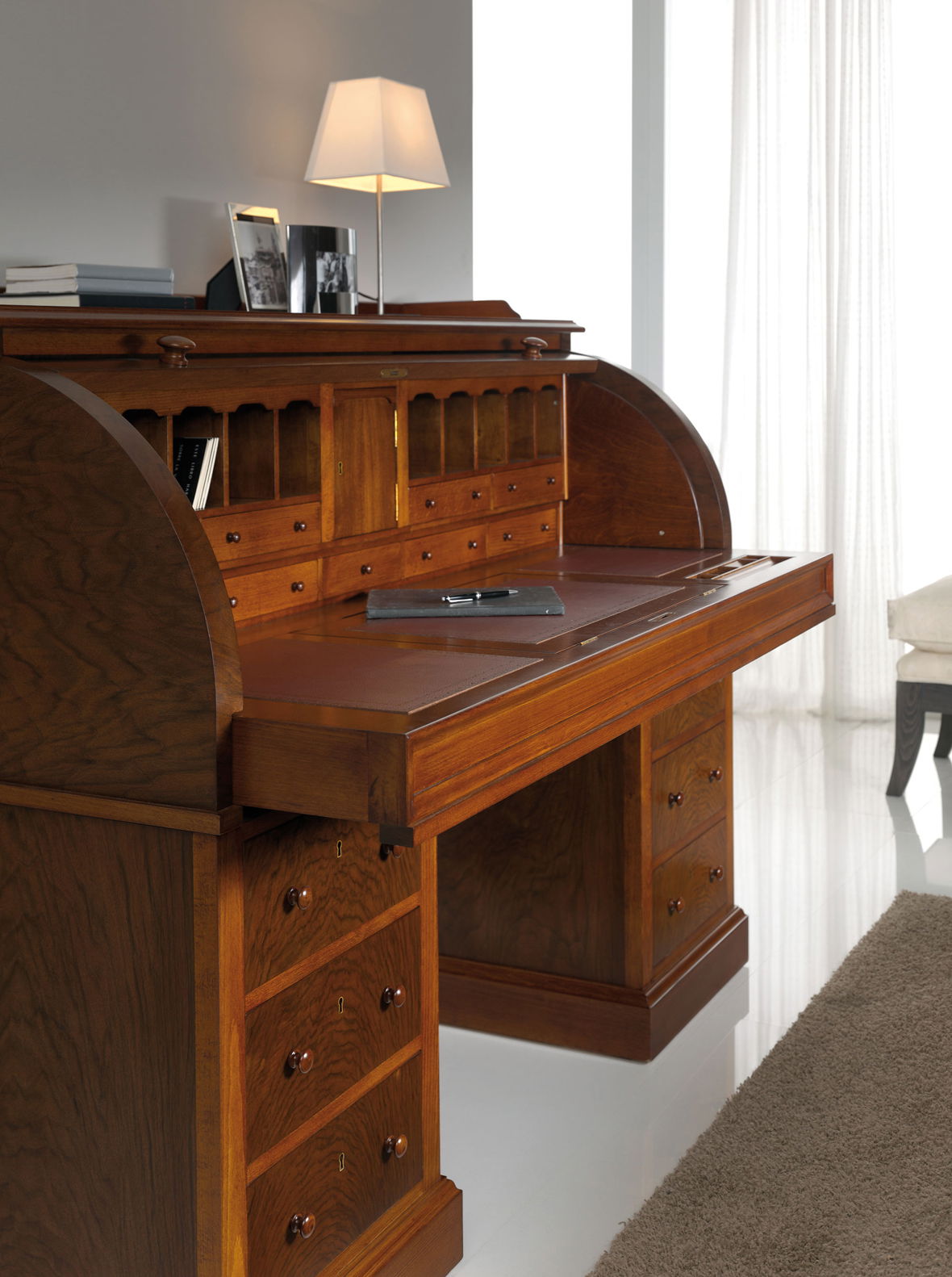 Bureau tapa de persiana cl�sica Lenana