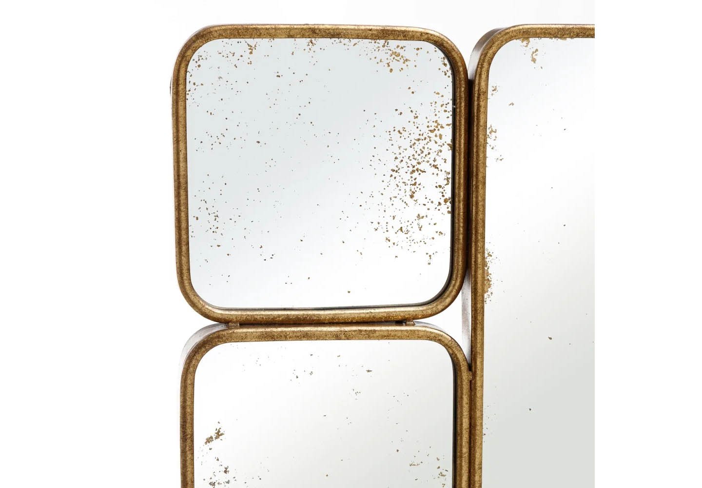 Espejo dorado envejecido rectangular