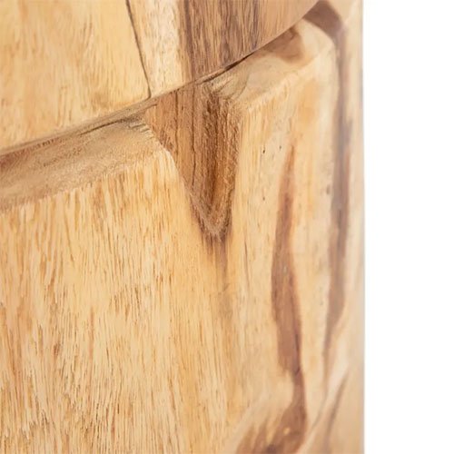 Mesa de centro de madera de suar natural