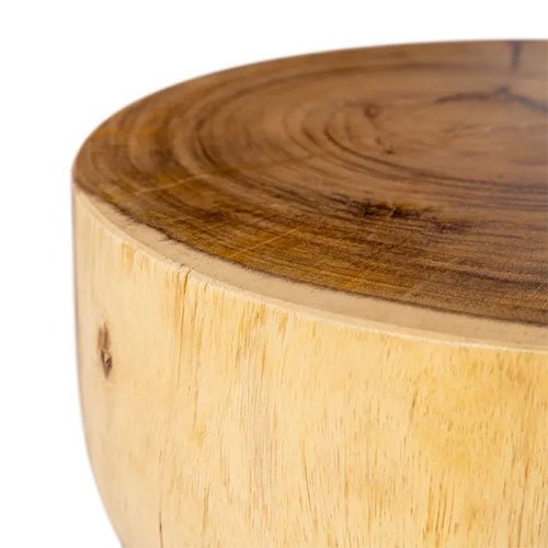 Mesa auxiliar madera de suar natural