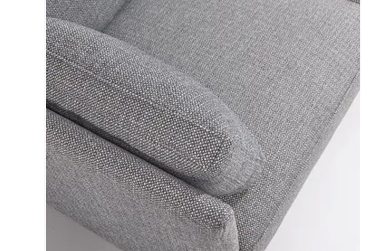 Sofá Gilma chaise loungue derecho gris 260 cms