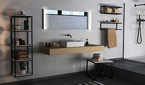 Mueble de baño moderno Seri