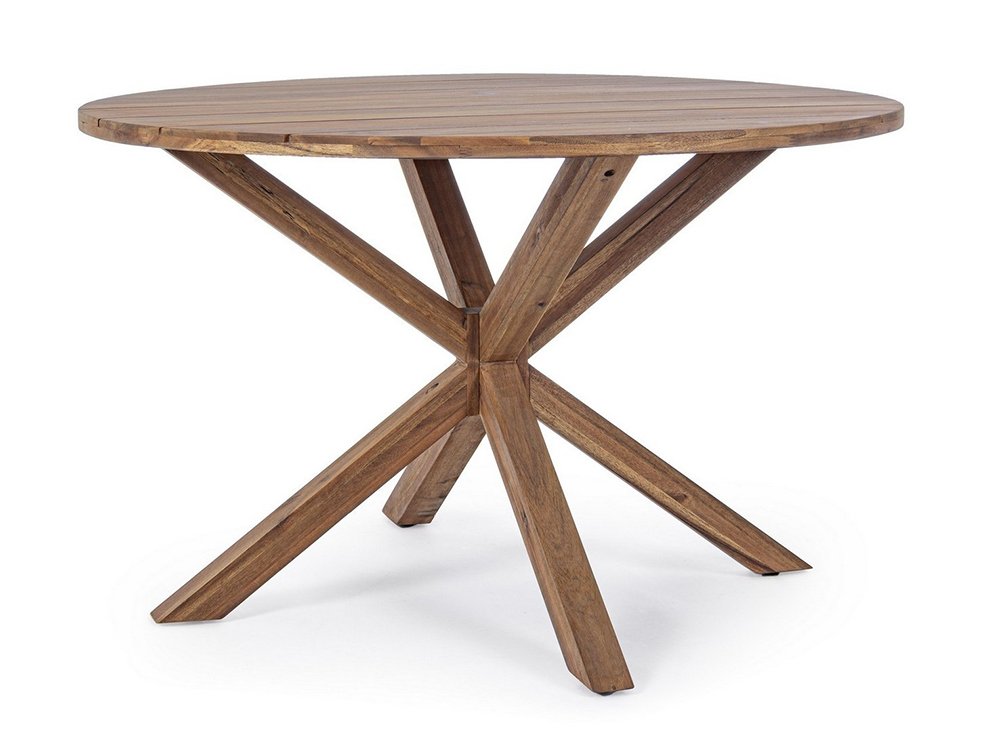 Mesa de comedor redonda madera maciza acacia Ireland