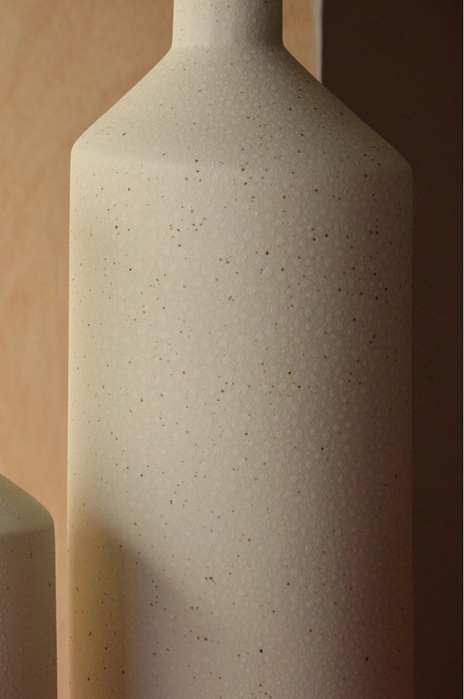 Jarrón grande ceramica acabado textura rugosa