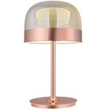 Lámpara de mesa Raychel oro rosa