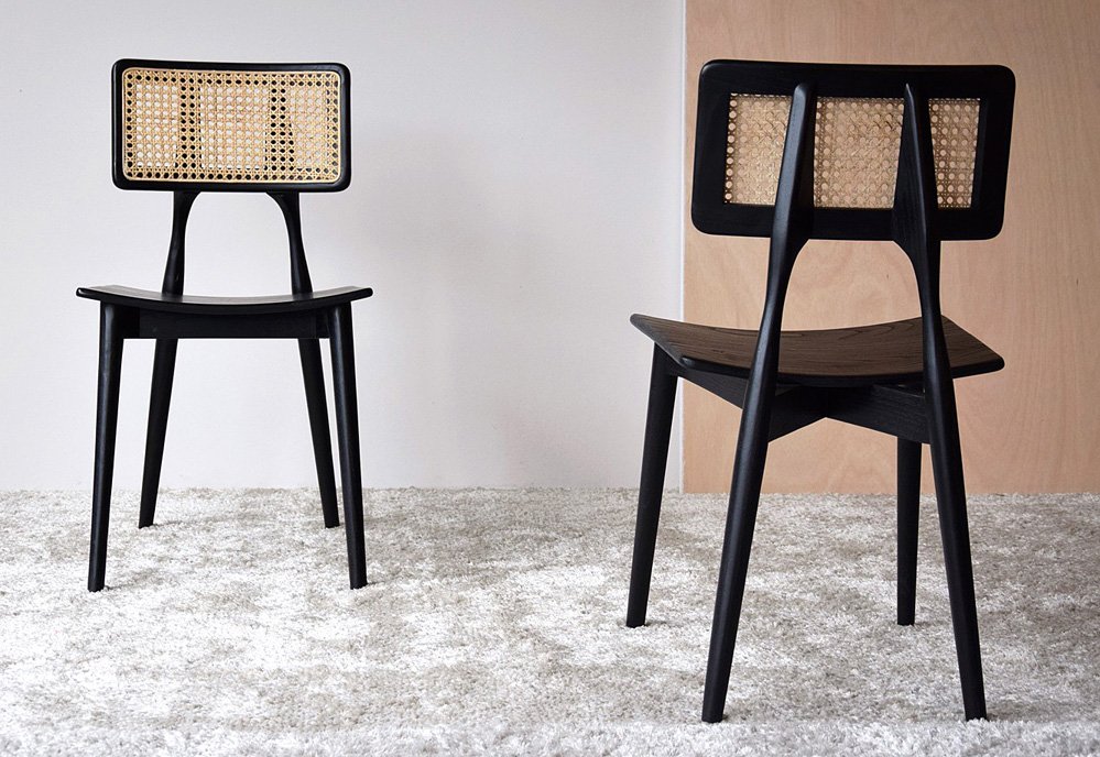 Set de 2 sillas de comedor madera de sungkai Cosme