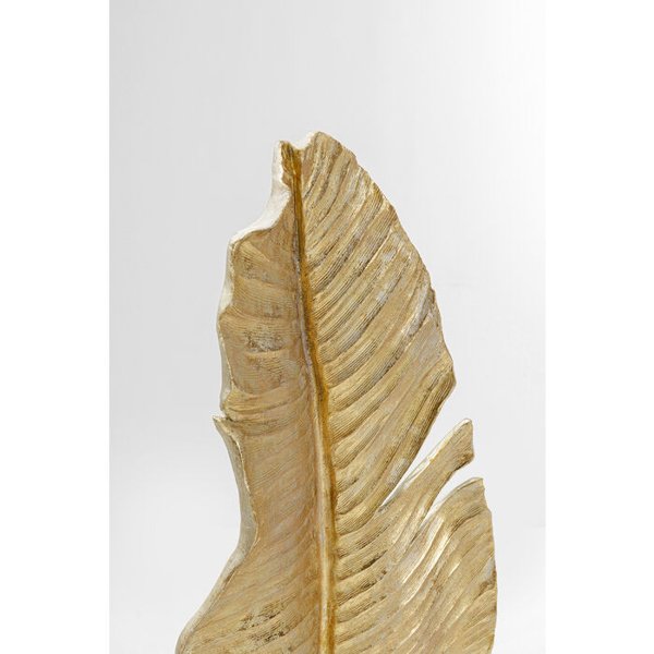 Figura decorativa Pluma dorada