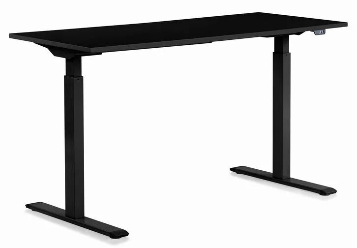 Mesa de escritorio elevable negra Smart