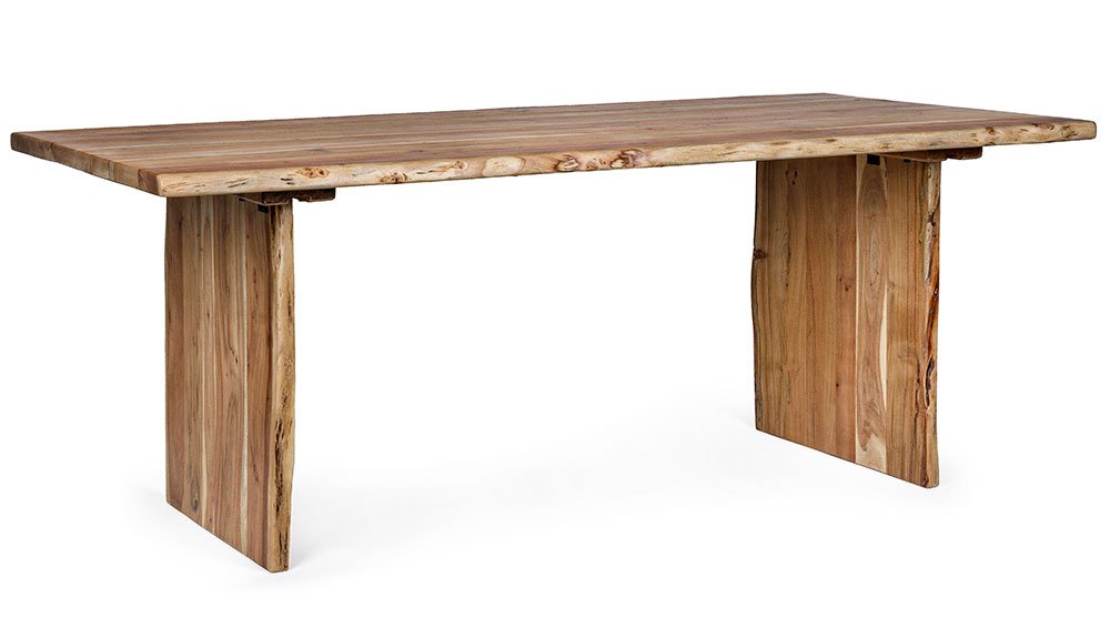 Mesa de comedor madera maciza de acacia Eneas