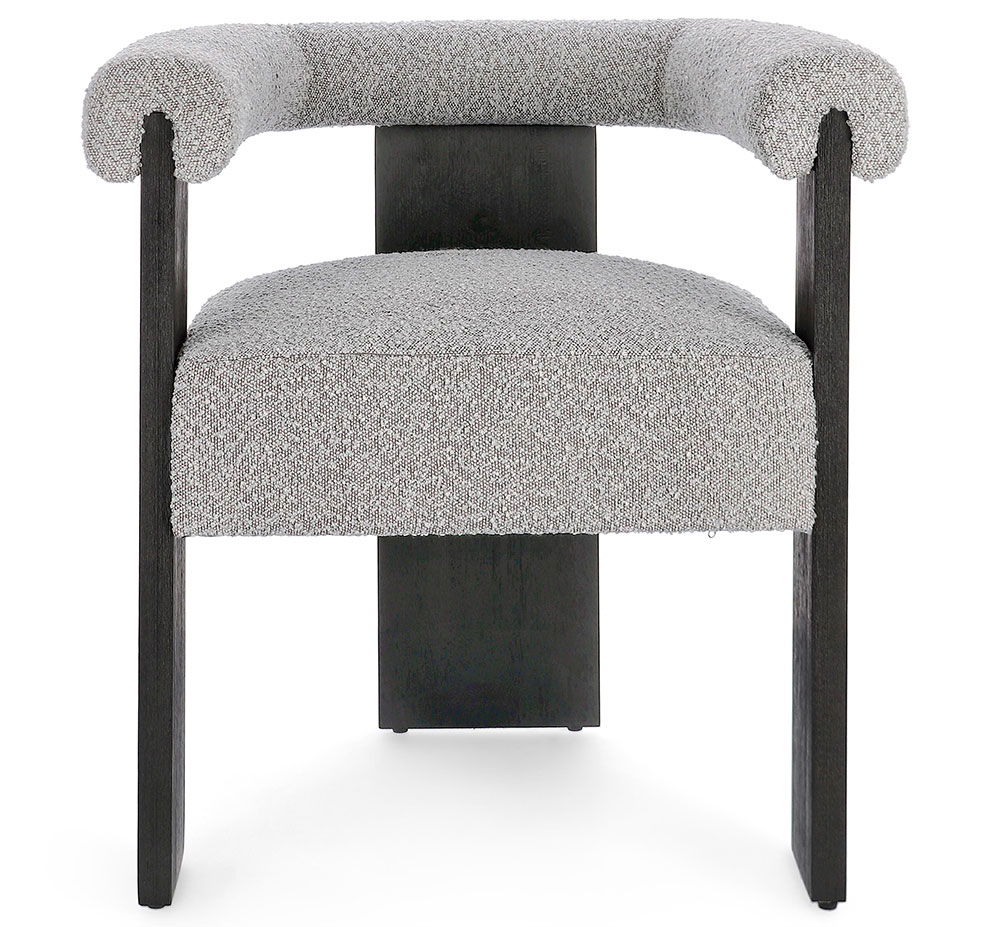 Silla con brazos gris y negro Agape