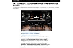 Una coctelería secreta dentro de una sastrería de Madrid