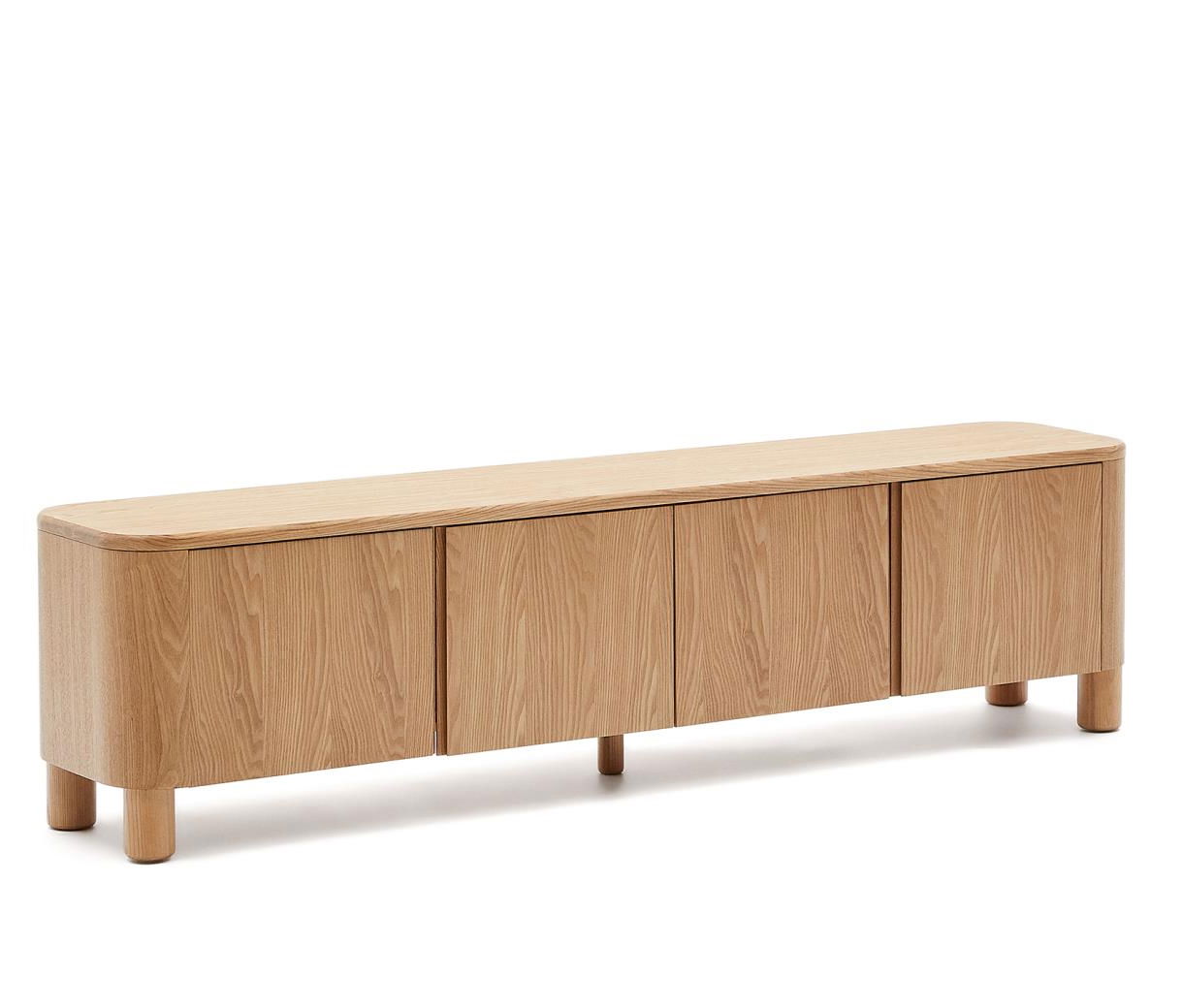 Mueble TV Salaya de madera contrachapada de fresno