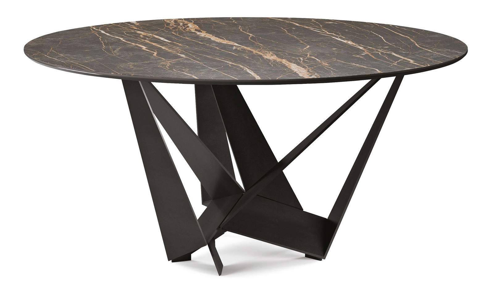 Mesa de comedor redonda keramik Skorpio Cattelan Italia