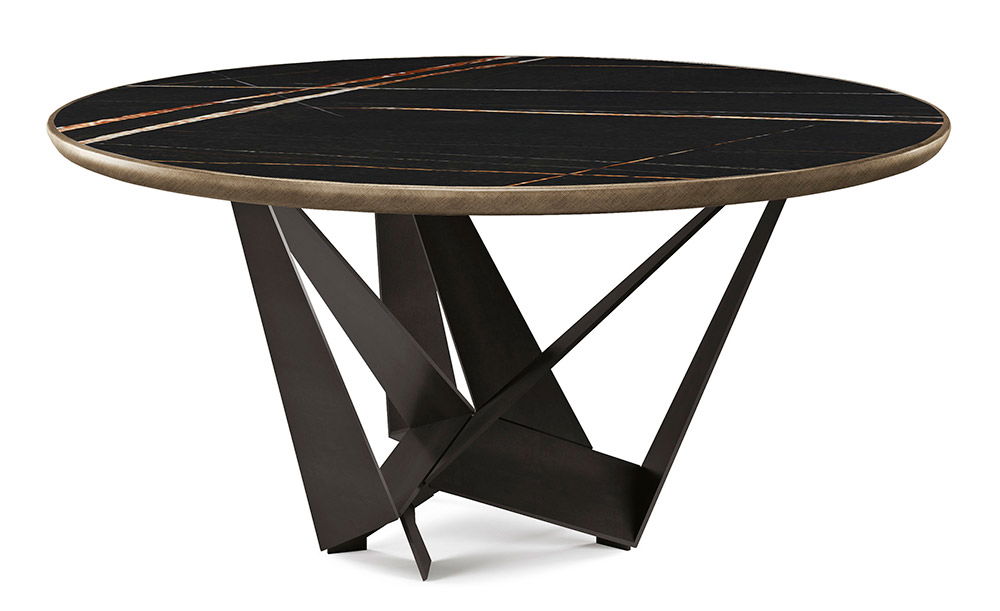 Mesa de comedor redonda keramik premium Cattelan Italia