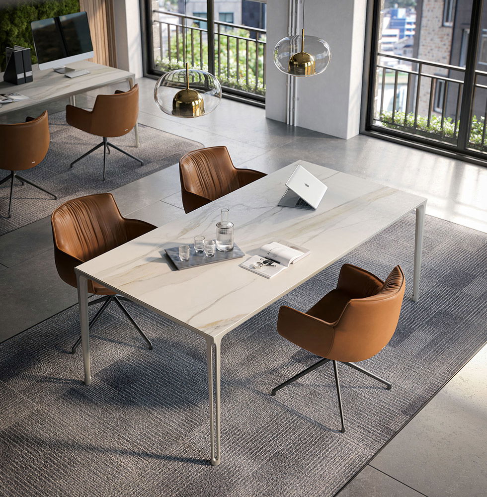 Mesa de comedor keramik Boulevard Cattelan