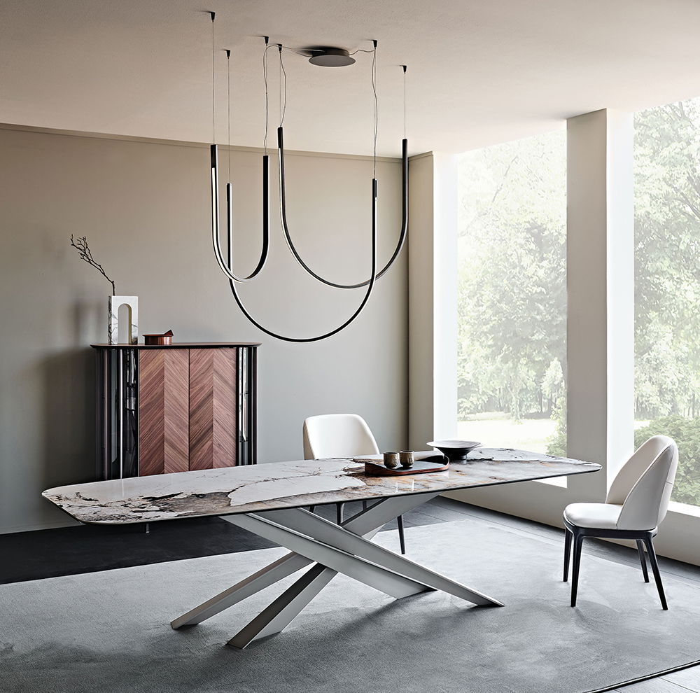 Mesa de comedor keramik Lancer Cattelan